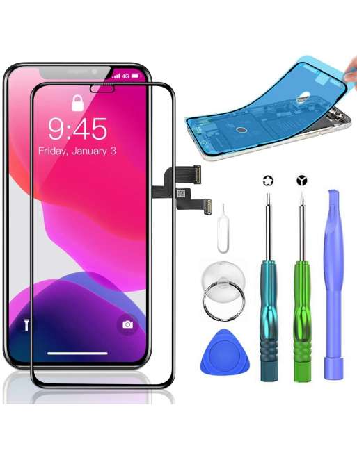 iPhone X Screen Replacement [OLED] 5.8 inch with 3D Touch Display Digitizer Assembly Set with All Repair Tools