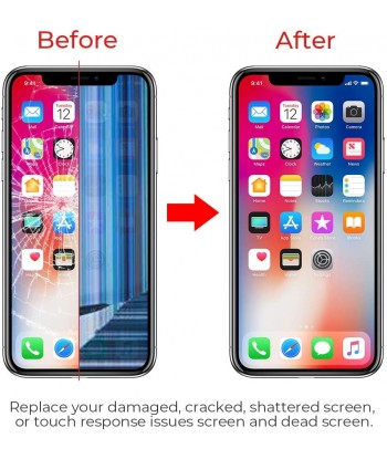 iPhone X Screen Replacement [OLED] 5.8 inch with 3D Touch Display Digitizer Assembly Set with All Repair Tools