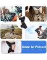 2PCS Knee Booster Joint Support Knee Pads Patella Knee Strap Tibial Booster