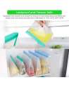 16 Pack Reusable Food Storage Bags for Lunch, Fruits, Vegetables, Home