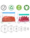 16 Pack Reusable Food Storage Bags for Lunch, Fruits, Vegetables, Home
