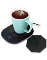 Mug Warmer Coffee Warmer with Automatic Shut Off to Keep Temperature Up to 131℉/ 55℃ with a Silicone Mug Cover Safely