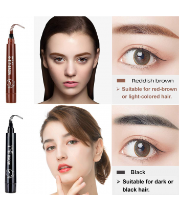 3PCS Black Eyebrow Pen -...