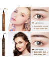 3PCS Black Eyebrow Pen - Waterproof Microblading Eyebrow Pencil,Long Lasting