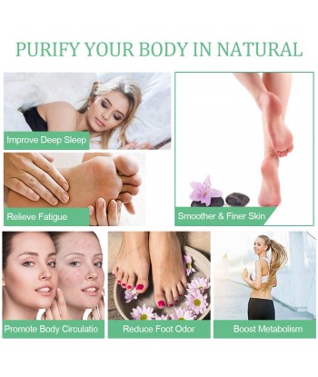 Foot Pads - (60Pads) Ginger Foot Pads for Better Sleep and Anti-Stress Relief, Pure Natural Bamboo Vinegar and Ginger Powder