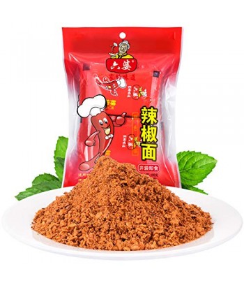 Delicious Sichuan Liupo Red Chili Powder/Chili Flakes,Hot Pot Dipping Sauce,Barbecue Ingredients BBQ Spice,六婆 辣椒面 (10bags red)