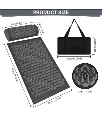 Acupressure Mat for Back Pain Relief,Acupressure Mat Large Help for Muscle Relaxation