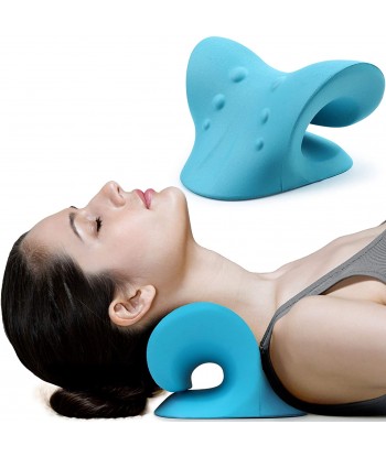 Neck and Shoulder Relaxer, Cervical Traction Device for TMJ Pain Relief and Cervical Spine Alignment