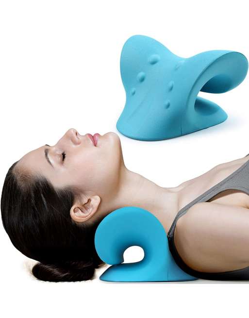 Neck and Shoulder Relaxer, Cervical Traction Device for TMJ Pain Relief and Cervical Spine Alignment