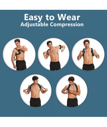 Posture Corrector for Men and Women – Adjustable Back Brace and Back Straightener