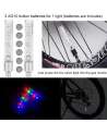 Senjwarm WATERPROOF LED WHEEL LIGHTS - BICYCLE WHEEL LIGHTS BIKE WHEEL LIGHT CAP LED TIRE VALVE CAP WITH BATTERY MOUNTAIN ROAD