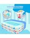 SENJWARM Inflatable Swimming Pool for Kids 82" x 55" x 23" Kids Pool Kiddie Pool Above Ground Backyard Garden Outdoor Indoor