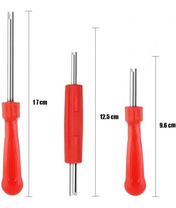 Valve Core Tool Set with 20Pcs Valve Cores 10Pcs  Valve Tool Dual Single Head Valve Core Remover Tire Repair Tool