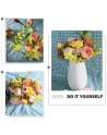 SENJWARM Vintage Artificial Peony Silk Flowers Bouquet Home Wedding Decoration