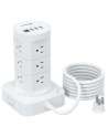 Surge Protector Power Strip Tower - 12 Widely Outlets with 4 USB Ports (1 USB C)
