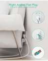 Surge Protector Power Strip Tower - 12 Widely Outlets with 4 USB Ports (1 USB C)