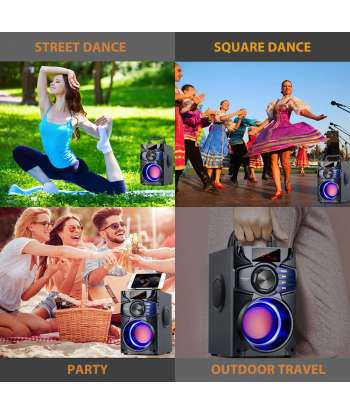 Bluetooth Speakers, Wireless Speaker with Impressive Sound, Rich Bass
