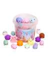 Squishies Squishy Toy 24pcs Party Favors for Kids Mochi Squishy Toy moji Kids