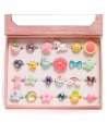 PinkSheep Little Girl Jewel Rings in Box