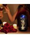 SENJWARM Blue Colorful Artificial Flower Rose Gift,Light Up Rose Flowers Gift