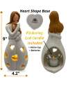 SENJWARM Gifts for Mom from Daughter - Candle Holder Statue W/ Flickering Led Candle