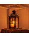 SENJWARM Candle Lantern Decorative, 15.2 inch Large Size Hexagon Hanging, Vintage Metal Candle Holder