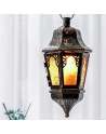 SENJWARM Ramadan Candle Lantern, Vintage Decorative Hanging Lantern for Home Outdoor Patio