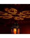 SENJWARM Ramadan Candle Lantern, Vintage Decorative Hanging Lantern for Home Outdoor Patio