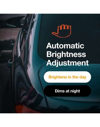 Original Middle Finger Light - Give The Bird & Wave to Drivers - Hottest Gifted Car Accessories, Truck Accessories, Car Gadgets