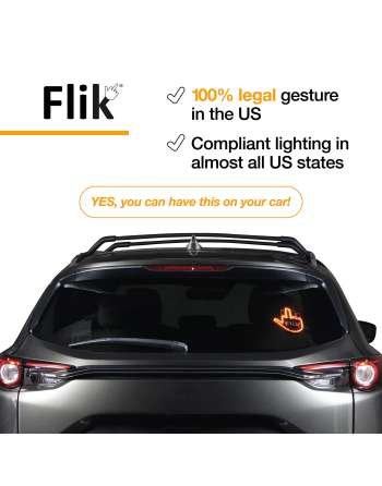 Original Middle Finger Light - Give The Bird & Wave to Drivers - Hottest Gifted Car Accessories, Truck Accessories, Car Gadgets