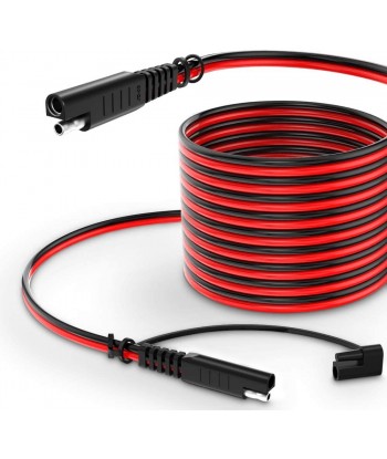 14AWG SAE Extension Cable, Quick Disconnect Wire Harness SAE Connector for Battery Charging Cable (15Feet)