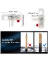 Car Tire Lights Wheel Valve Stem Hub Lamp Cap Lights Car Solar Led Tire Lights Solar Energy Flashing Lights
