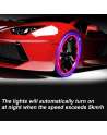 Car Tire Lights Wheel Valve Stem Hub Lamp Cap Lights Car Solar Led Tire Lights Solar Energy Flashing Lights