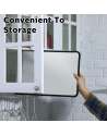 Grease Splatter Guard for Stove 3 Sided Stainless Steel Backsplash Behind Stove Foldable Splash Shield Panel