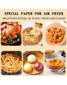 Air Fryer Disposable Paper Liner 7.9 Inch, 50 Pcs Round Air Fryer Liners