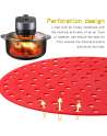 Air Fryer Silicone Liners (4 Pcs) for Ninja Foodi DZ201/DZ401, Reusable AirFryer Liners