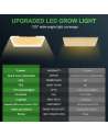 TSW2000 Led Grow Light 300 watt 4x4ft Coverage Full Spectrum Growing Lamps