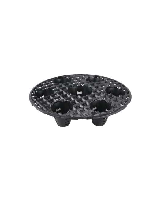 13-Inch Pot Elevators for Plants Plastic Fabric Pots Elevator Saucer Riser Tray Stand Indoor-Outdoor, 6-Pack