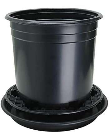 13-Inch Pot Elevators for Plants Plastic Fabric Pots Elevator Saucer Riser Tray Stand Indoor-Outdoor, 6-Pack