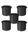 5-Pack 3 Gallon Plant Grow Bags Heavy Duty Thickened Nonwoven Fabric Pots with Handles