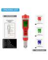 pH Meter TDS Tester Digital 4-in-1 for Water Quality, Pools, Ponds, Lab, Aquariums with Backlight