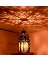 SENJWARM Vintage Large Size Decorative Candle Ramadan Lantern, 12.8 inch Moroccan Style Ramadan Hanging Lantern