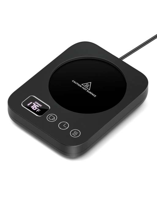SENJWARM Mug Warmer, Upgrade Coffee Warmer for Desk with 3 Temperature Settings, Fast Heating Cup Warmer 12 Timer