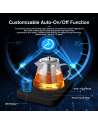 SENJWARM Smart Coffee Mug Warmer Digital LCD, Auto Shut Off Electric Cup Heater for Desk