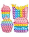 SENJWARM Squeeze Toy, Push Pop, Toy, Stress Relief, Educational Toy