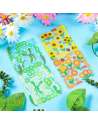 8 Sheets Scrapbook Stickers Laser Ribbon Stickers Waterproof Stickers