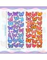 8 Sheets Scrapbook Stickers Laser Ribbon Stickers Waterproof Stickers