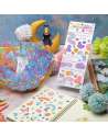 8 Sheets Scrapbook Stickers Laser Ribbon Stickers Waterproof Stickers