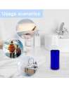 Blue Spray Bottles PET Empty Fine Mist Plastic Mini Travel Bottle Set