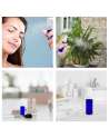 Blue Spray Bottles PET Empty Fine Mist Plastic Mini Travel Bottle Set